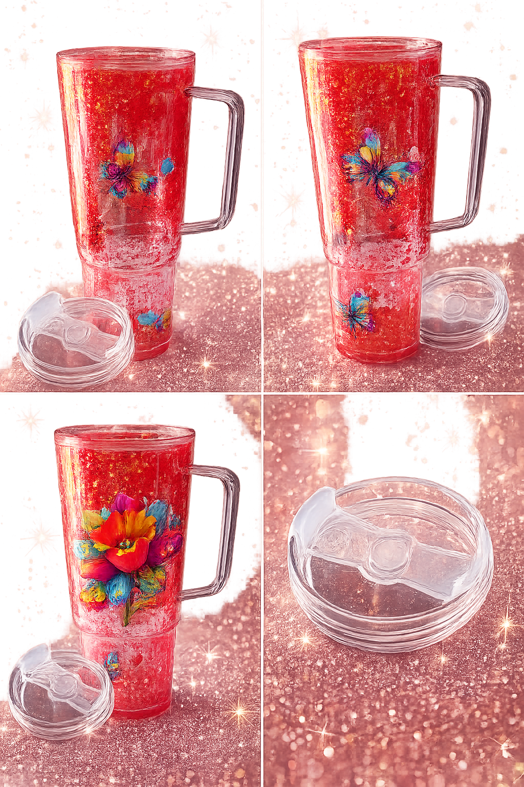 40 oz snow globe tumbler