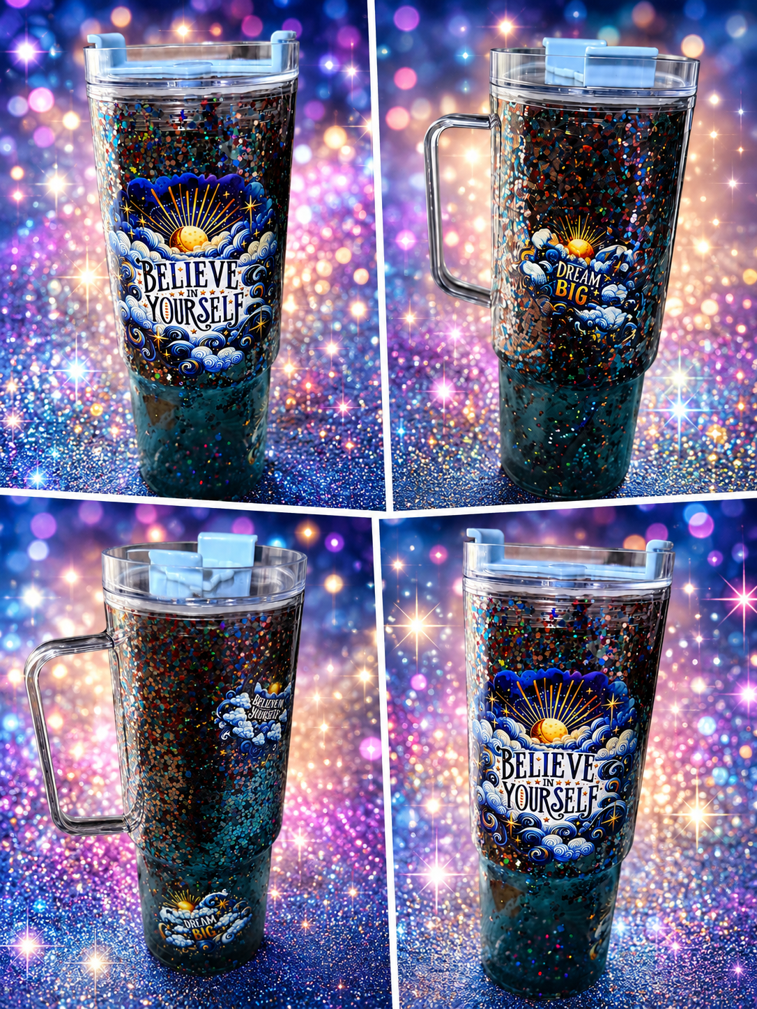 40 oz snow globe tumbler