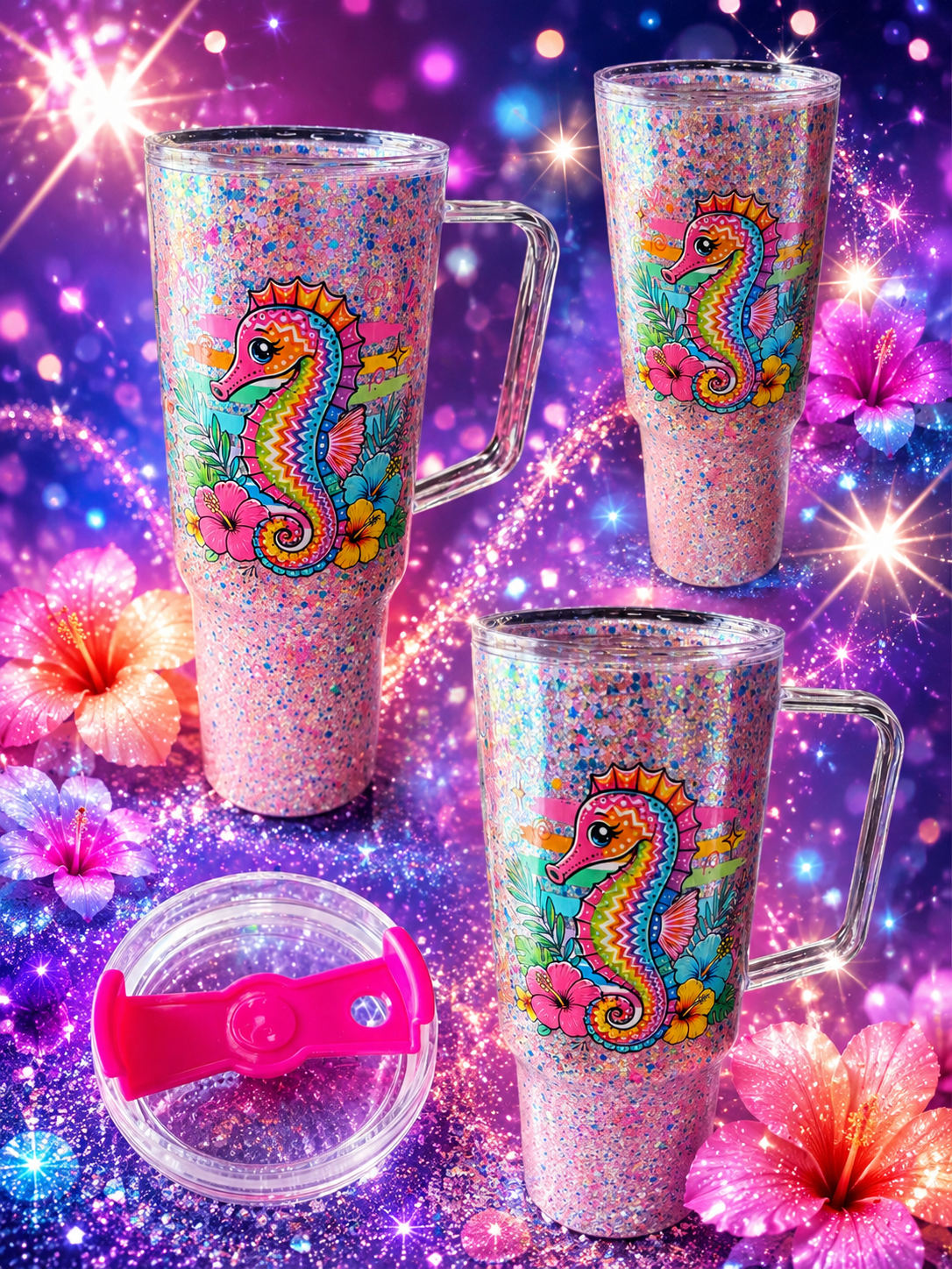 40 oz snow globe tumbler