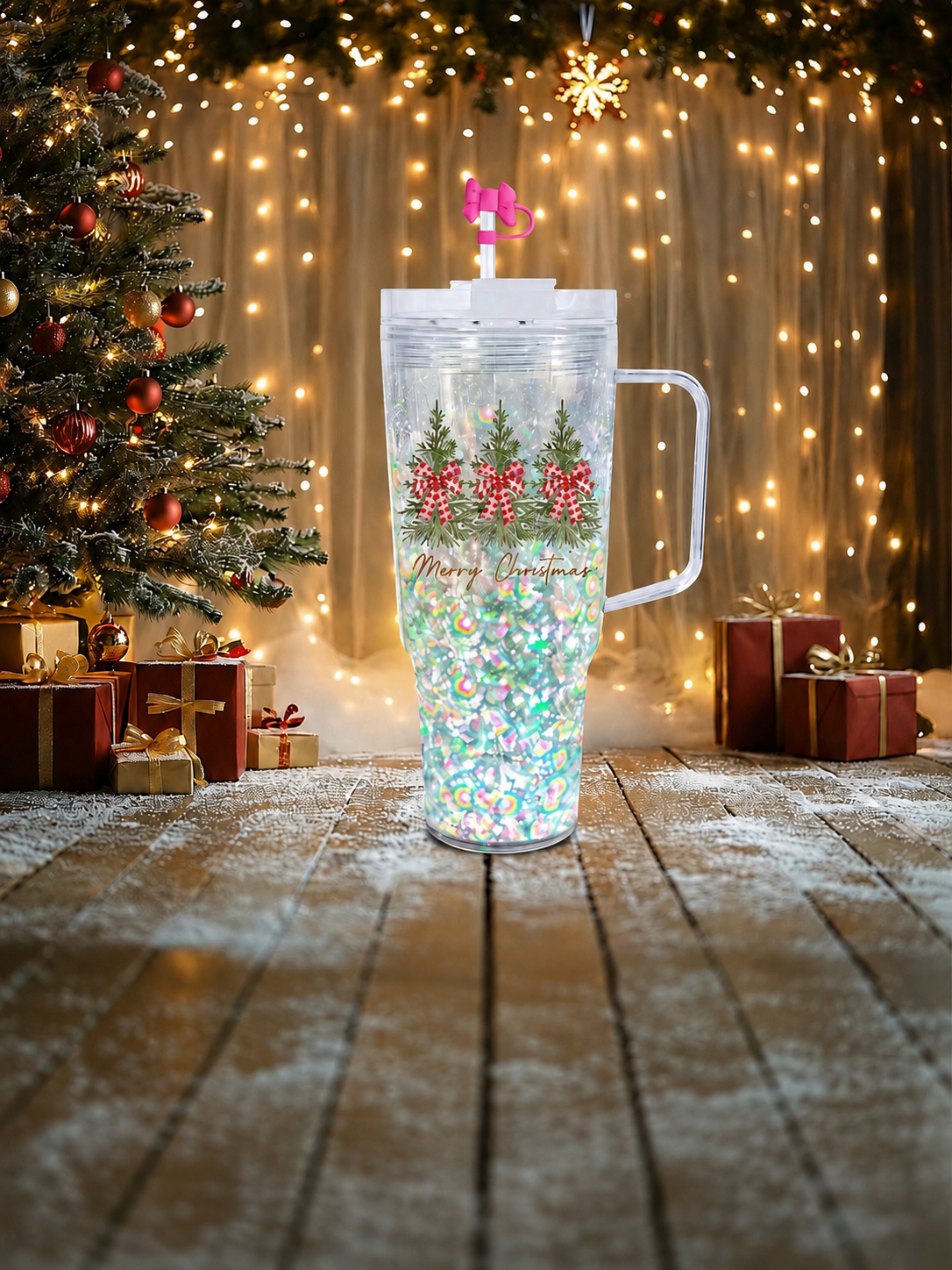 30 oz Snow Globe Tumbler