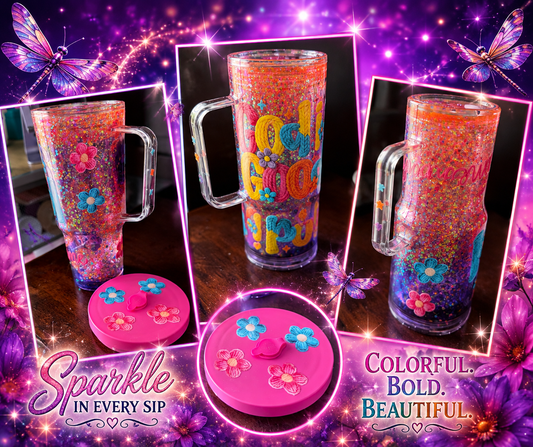 30 oz snow globe tumbler