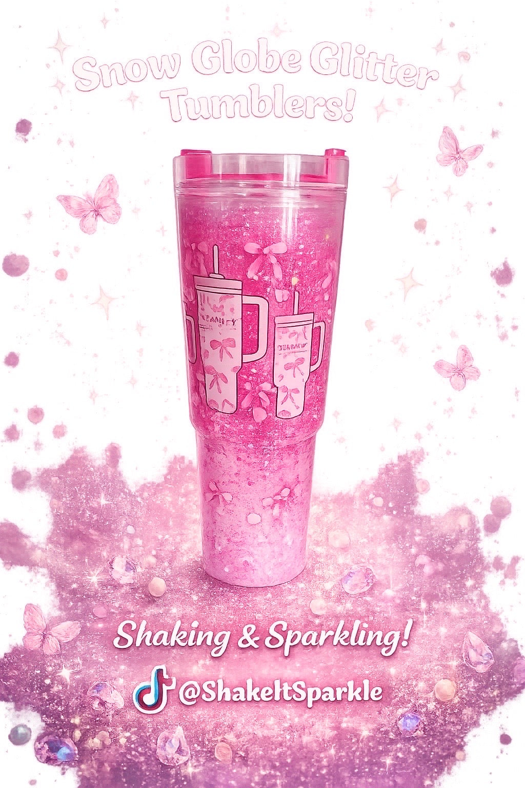 30 oz dreamscape snow globe tumbler