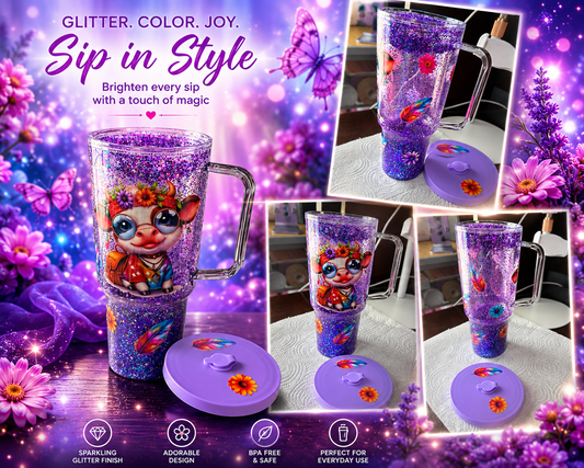 30 oz snow globe tumbler