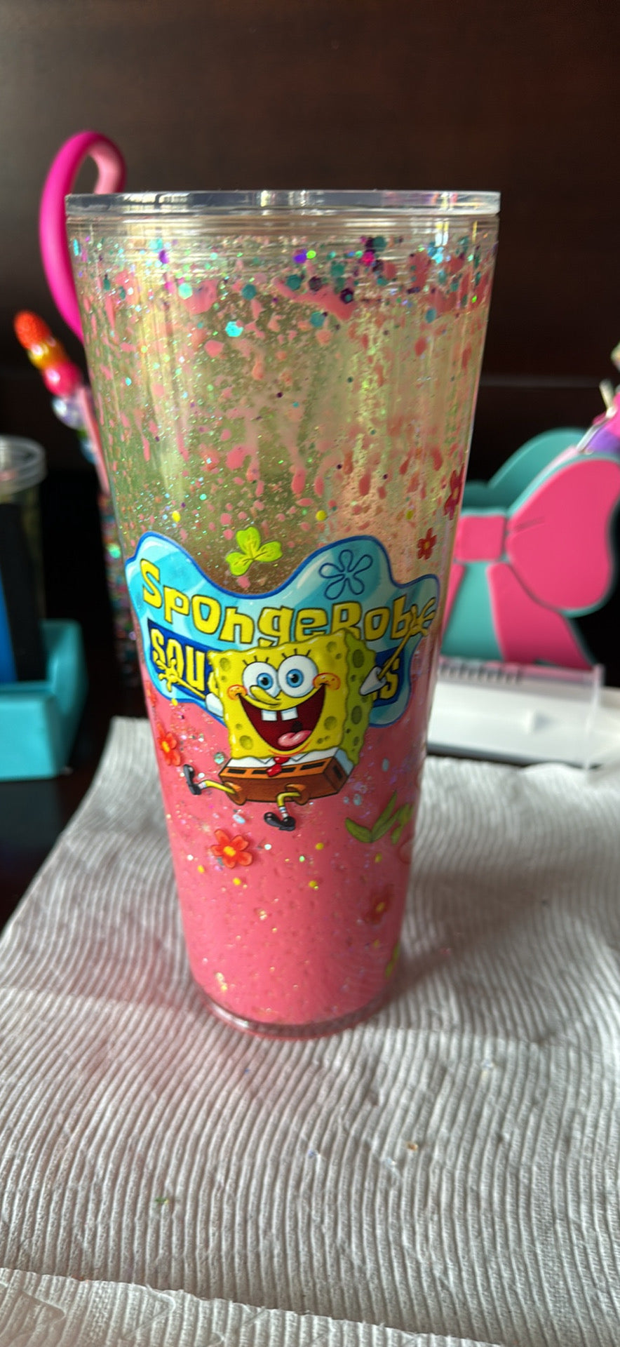 24 oz snow globe tumbler