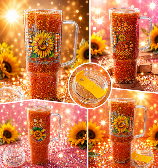 40 oz snow globe tumbler