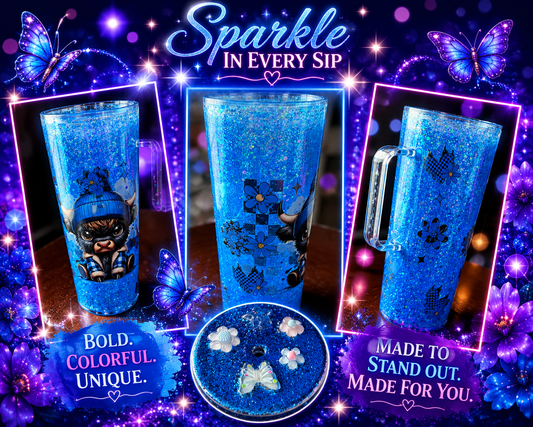 24 oz snow globe tumbler
