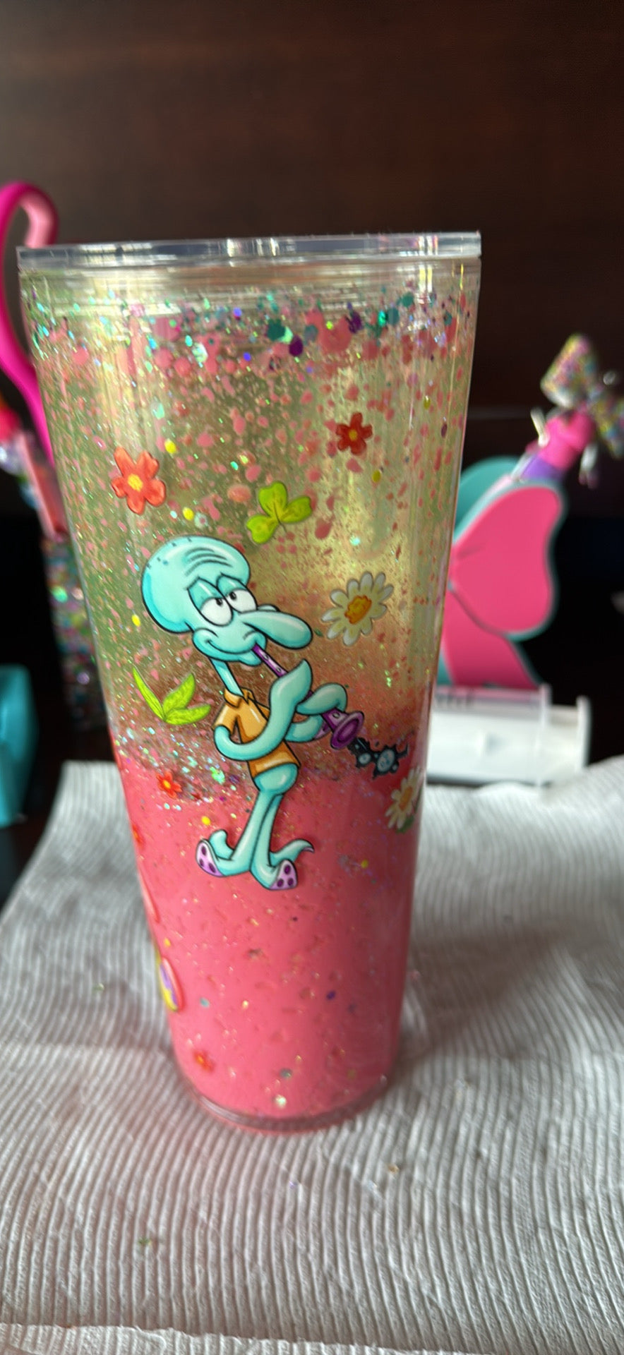 24 oz snow globe tumbler