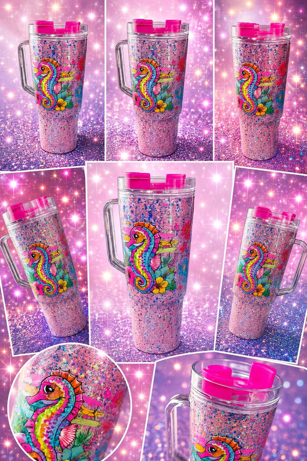 40 oz snow globe tumbler