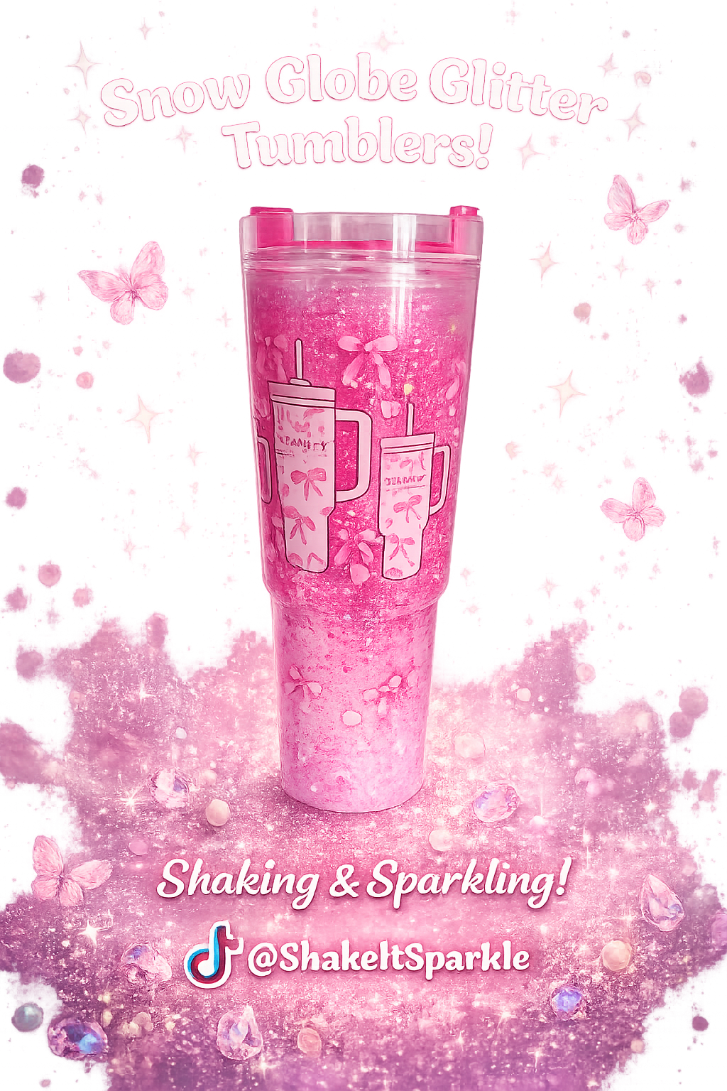 30 oz dreamscape snow globe tumbler