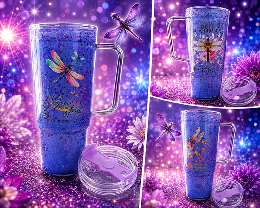 40 oz snow globe tumbler