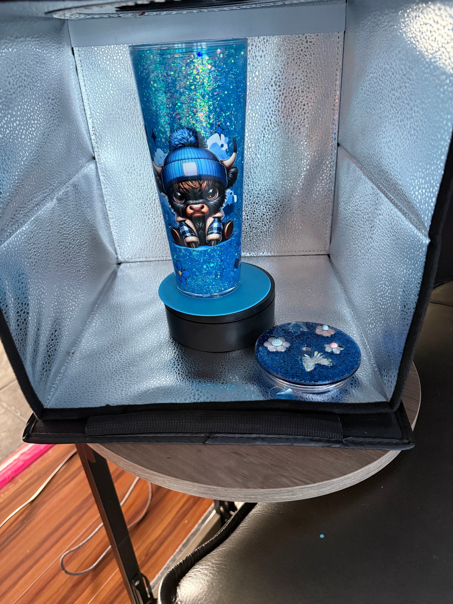 24 oz snow globe tumbler