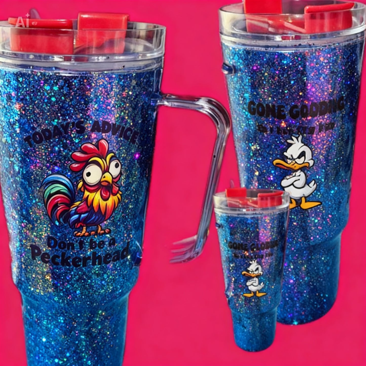 40 oz snow globe tumbler