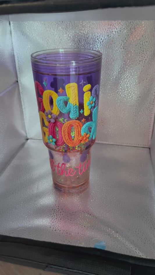 30 oz snow globe tumbler