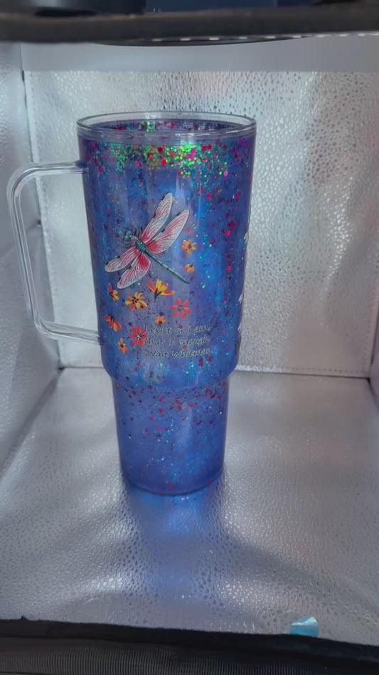40 oz snow globe tumbler